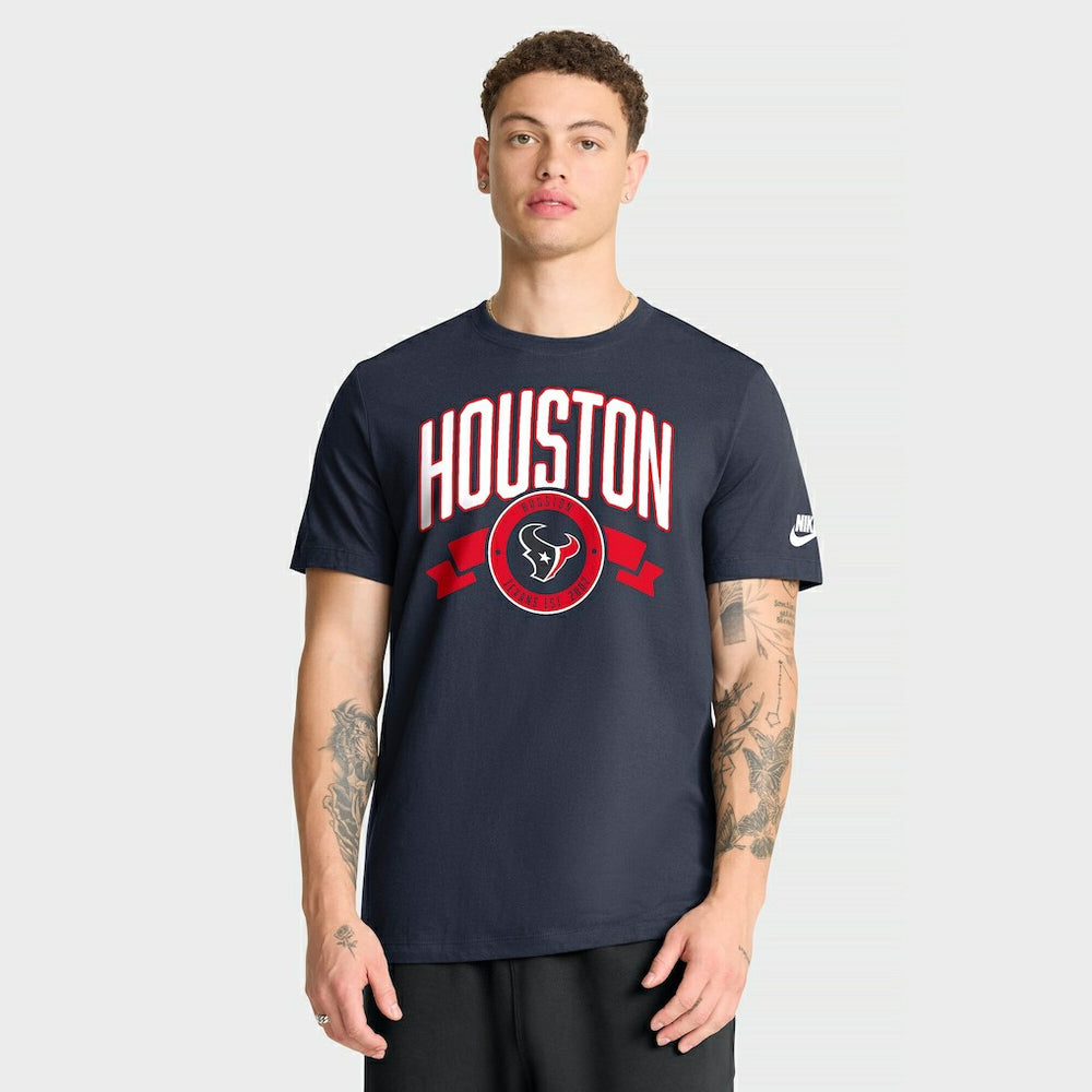 Rewind Front and Back Hit Essential T-Shirt - Houston Texans T-shirts