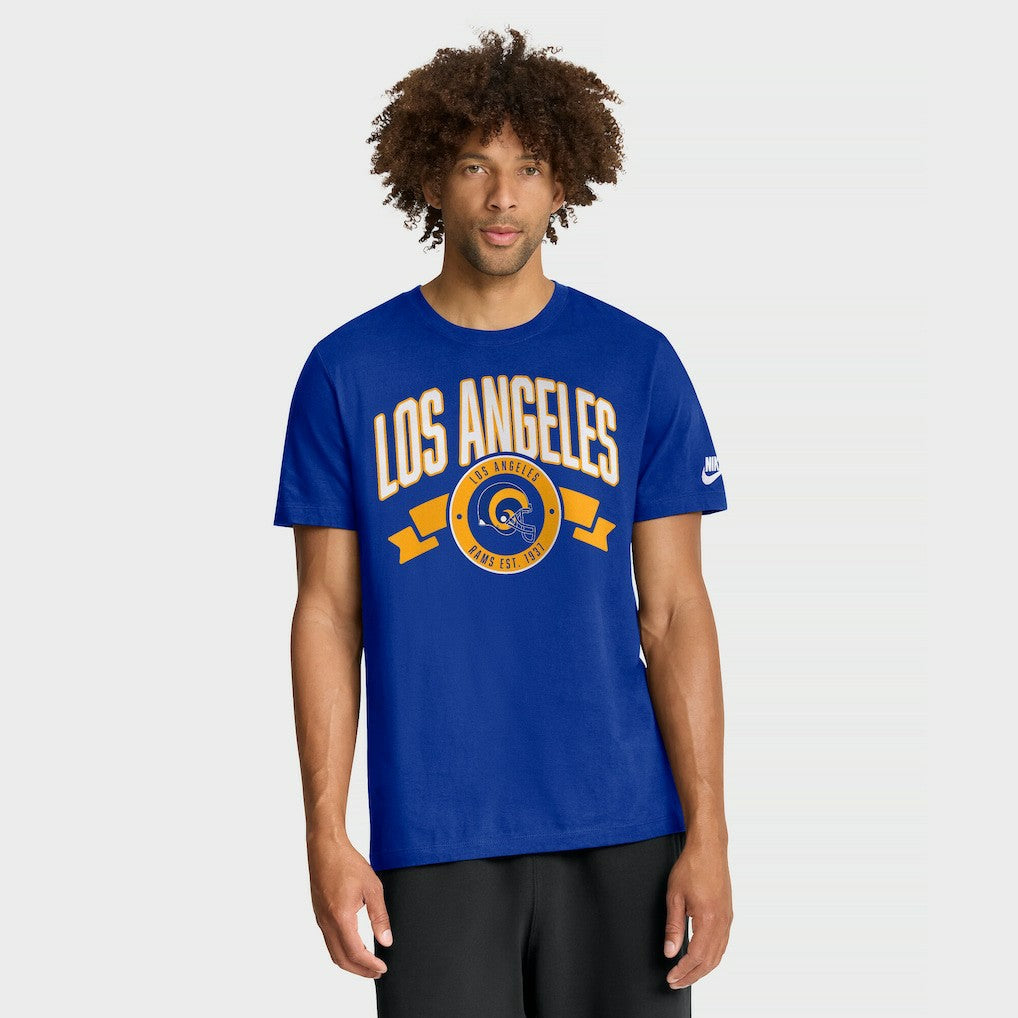Rewind Front and Back Hit Essential T-Shirt - Los Angeles Rams T-shirts