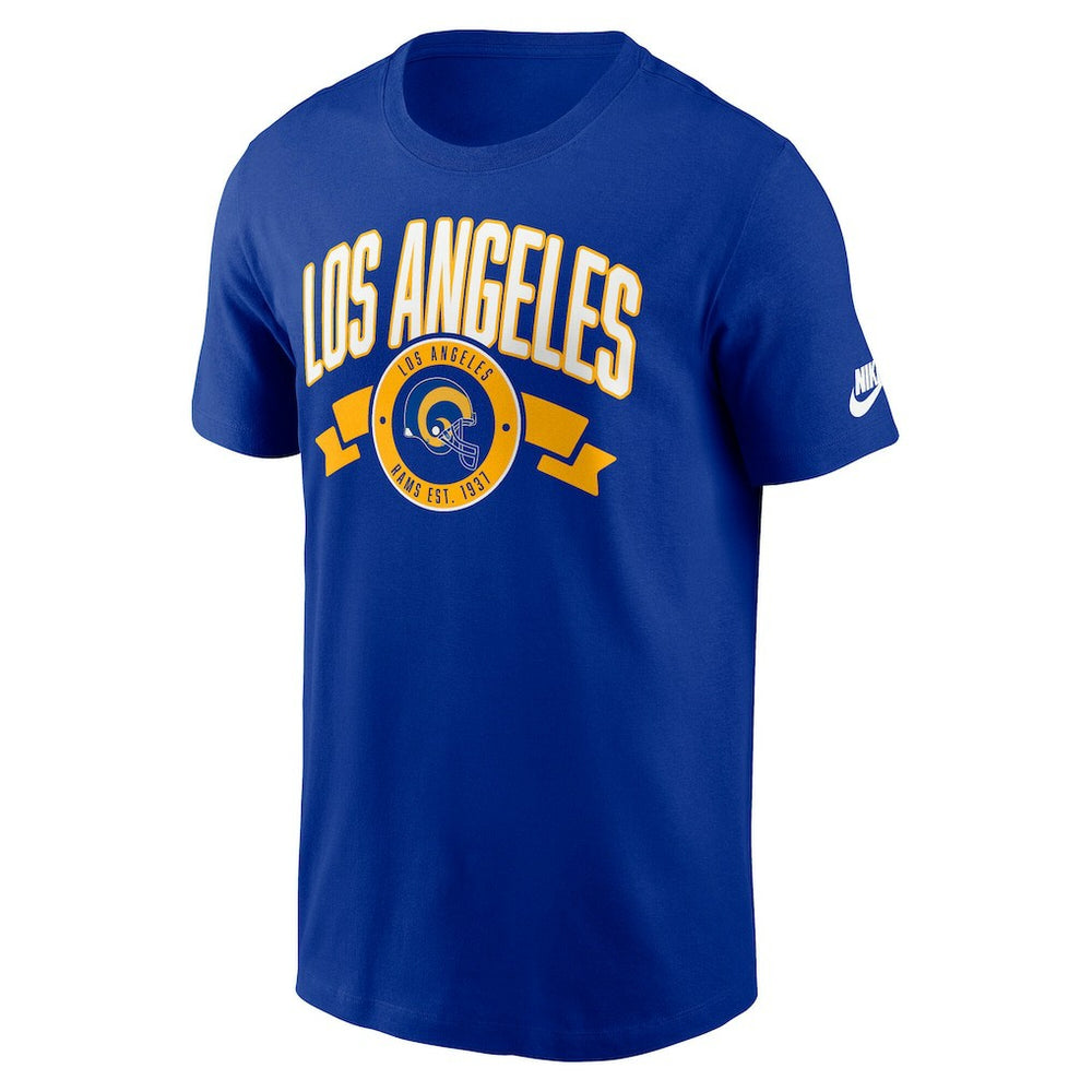 Rewind Front and Back Hit Essential T-Shirt - Los Angeles Rams T-shirts