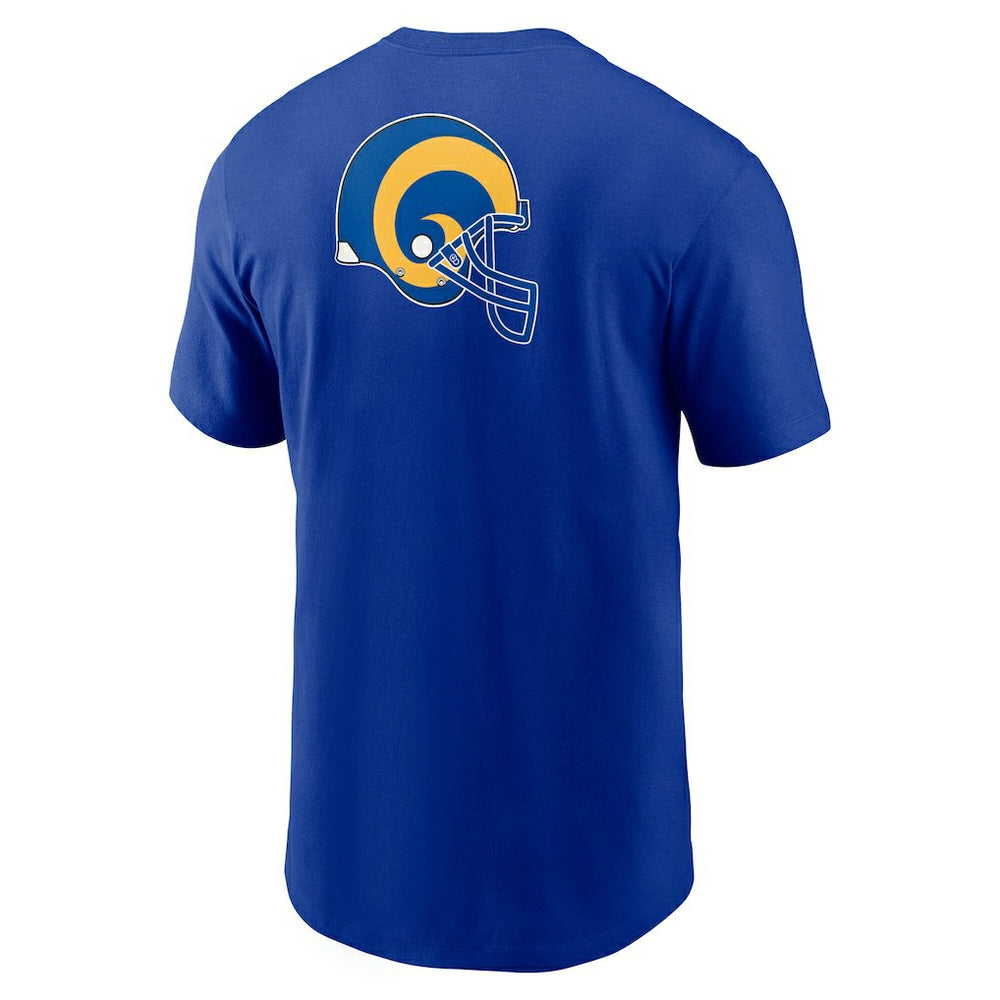 Rewind Front and Back Hit Essential T-Shirt - Los Angeles Rams T-shirts