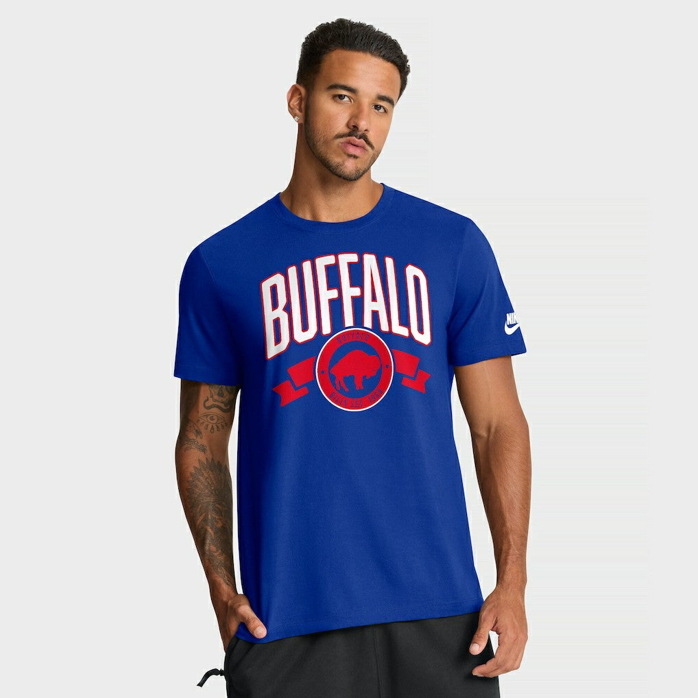 Rewind Front and Back Hit Essential T-Shirt - Buffalo Bills T-shirts