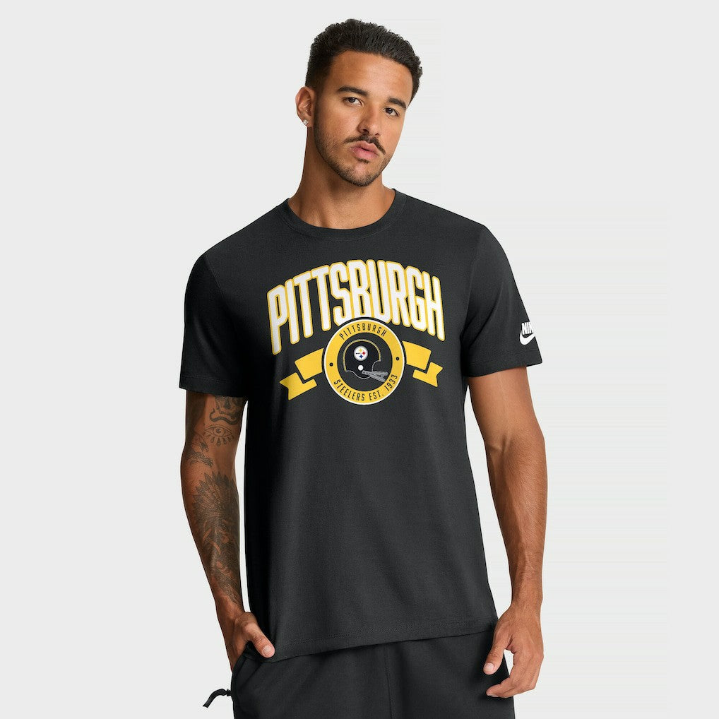 Rewind Front and Back Hit Essential T-Shirt - Pittsburgh Steelers T-shirts