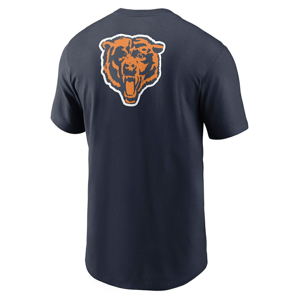Rewind Front and Back Hit Essential T-Shirt - Chicago Bears T-shirts