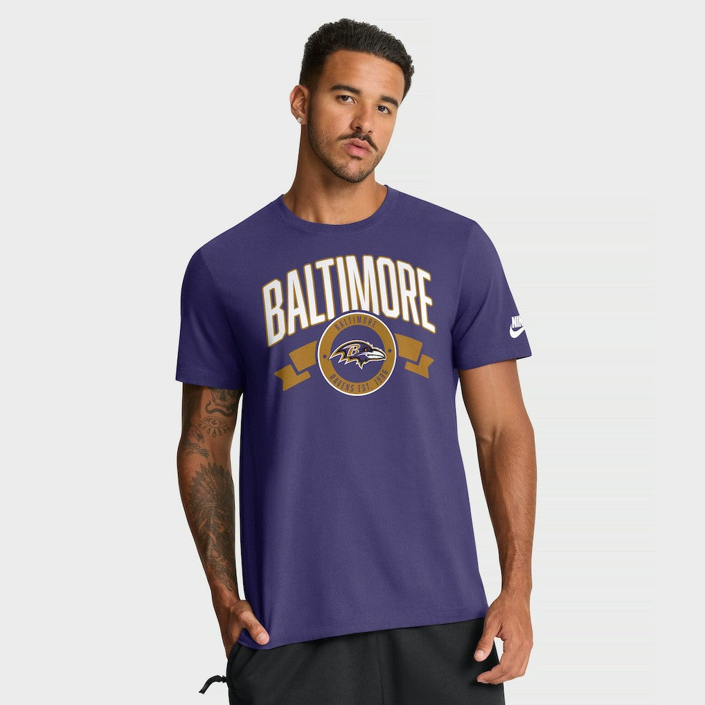 Rewind Front and Back Hit Essential T-Shirt - Baltimore Ravens T-shirts