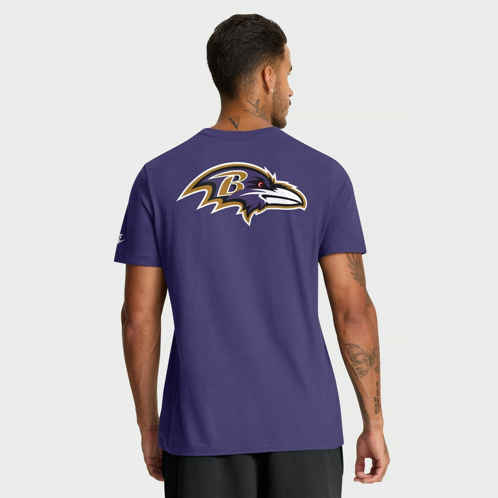 Rewind Front and Back Hit Essential T-Shirt - Baltimore Ravens T-shirts