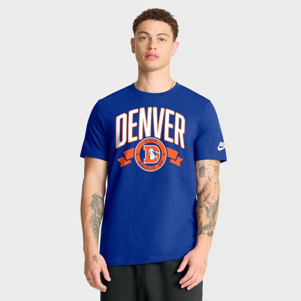 Rewind Front and Back Hit Essential T-Shirt - Denver Broncos T-shirts