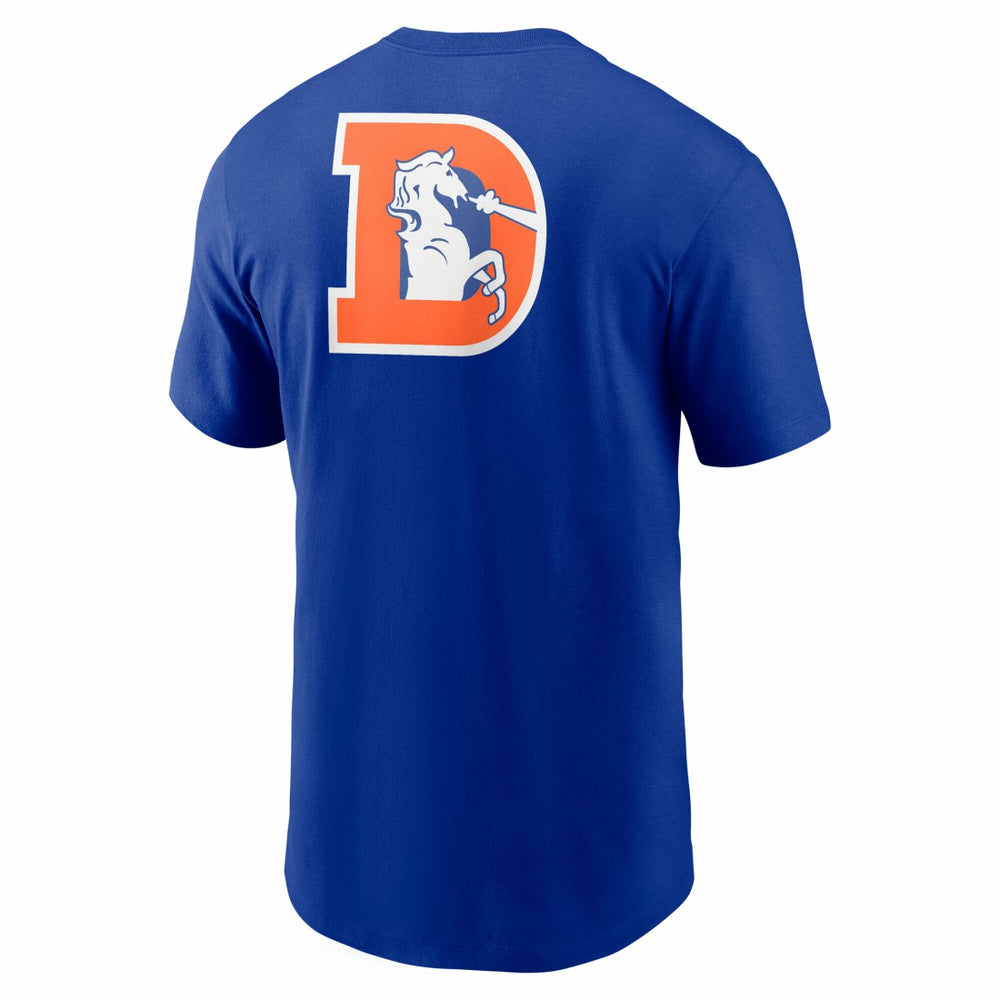 Rewind Front and Back Hit Essential T-Shirt - Denver Broncos T-shirts