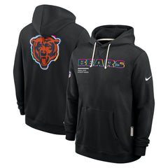 Tall 2025 NFL Crucial Catch Sideline Standard Issue Dri-FIT Hoodie - Chicago Bears Hoodies