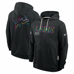 Tall 2025 NFL Crucial Catch Sideline Standard Issue Dri-FIT Hoodie - Detroit Lions Hoodies