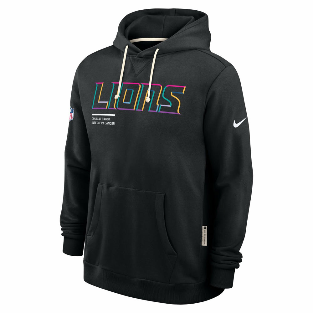 Tall 2025 NFL Crucial Catch Sideline Standard Issue Dri-FIT Hoodie - Detroit Lions Hoodies