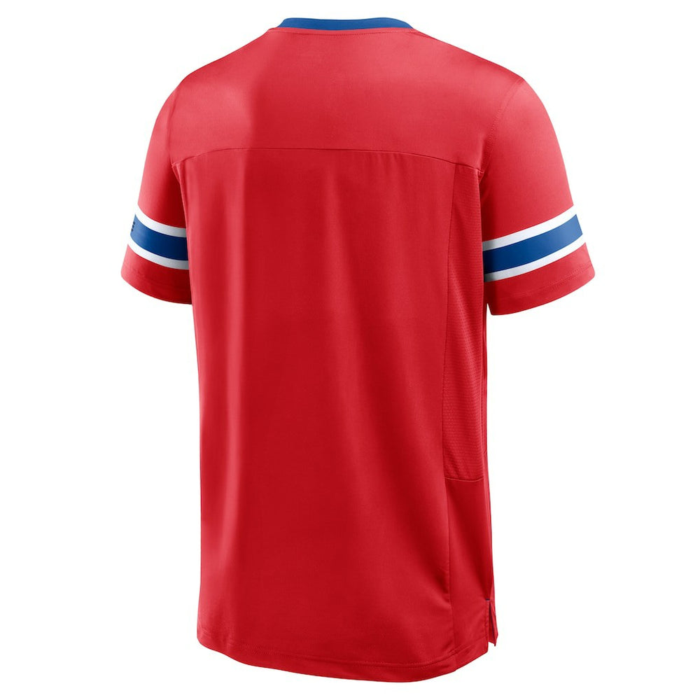 Hometown Premium Hashmark V-Neck T-Shirt - New England Patriots T-shirts