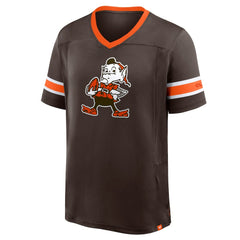 Hometown Premium Hashmark V-Neck T-Shirt - Cleveland Browns T-shirts