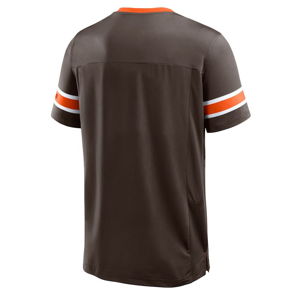 Hometown Premium Hashmark V-Neck T-Shirt - Cleveland Browns T-shirts