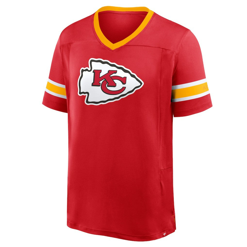 Hometown Premium Hashmark V-Neck T-Shirt - Kansas City Chiefs T-shirts