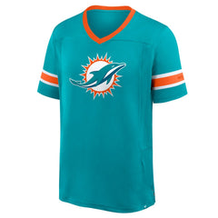 Hometown Premium Hashmark V-Neck T-Shirt - Miami Dolphins T-shirts