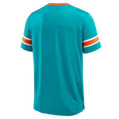 Hometown Premium Hashmark V-Neck T-Shirt - Miami Dolphins T-shirts