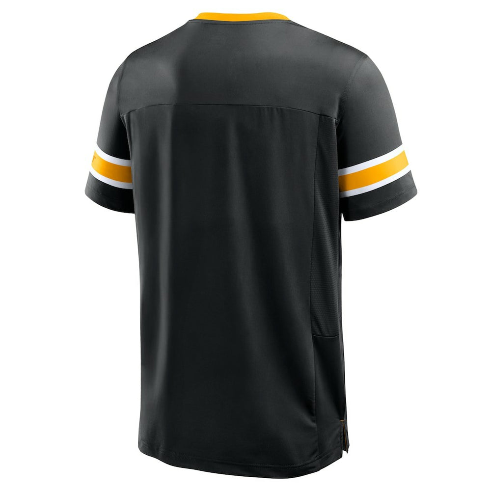 Hometown Premium Hashmark V-Neck T-Shirt - Pittsburgh Steelers T-shirts