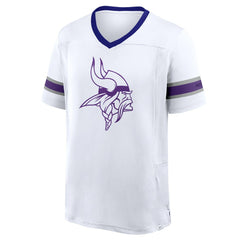 Redzone Hashmark V-Neck T-Shirt - Minnesota Vikings T-shirts