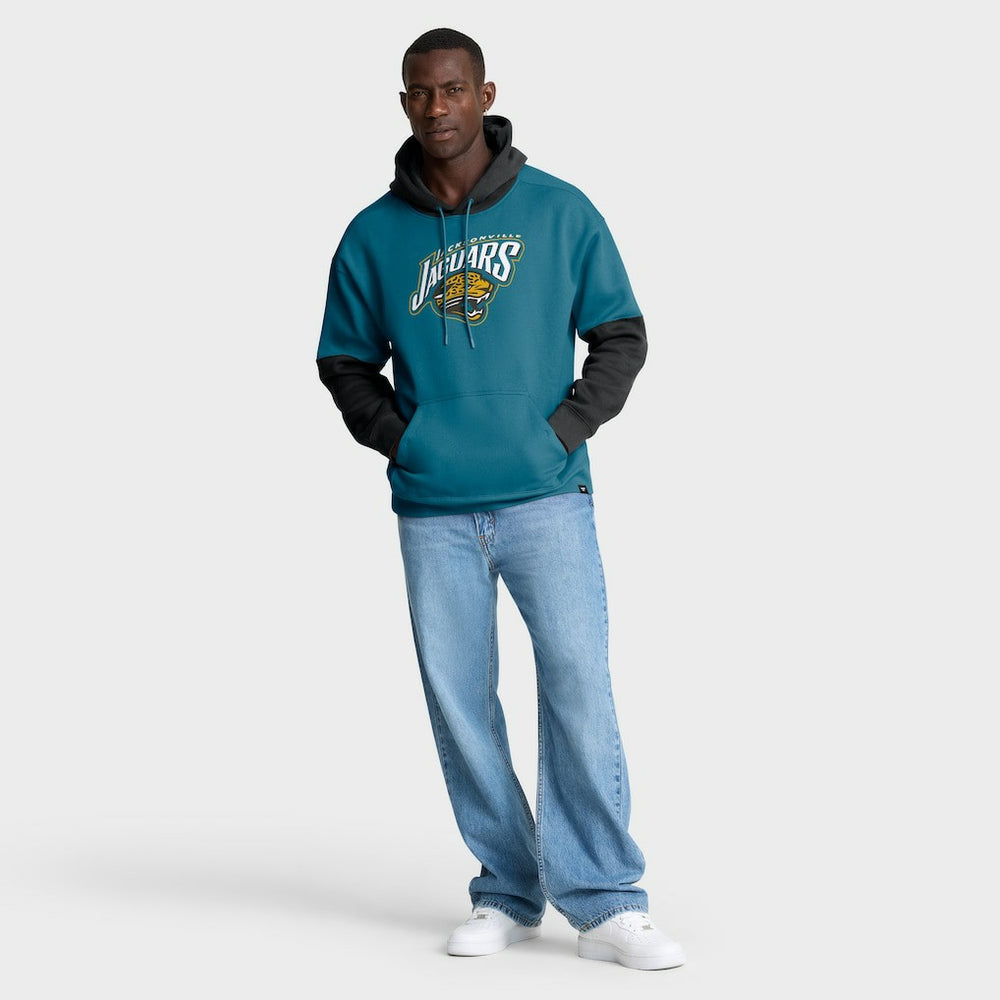 Helmet Retro Pullover Hoodie - Jacksonville Jaguars Hoodies