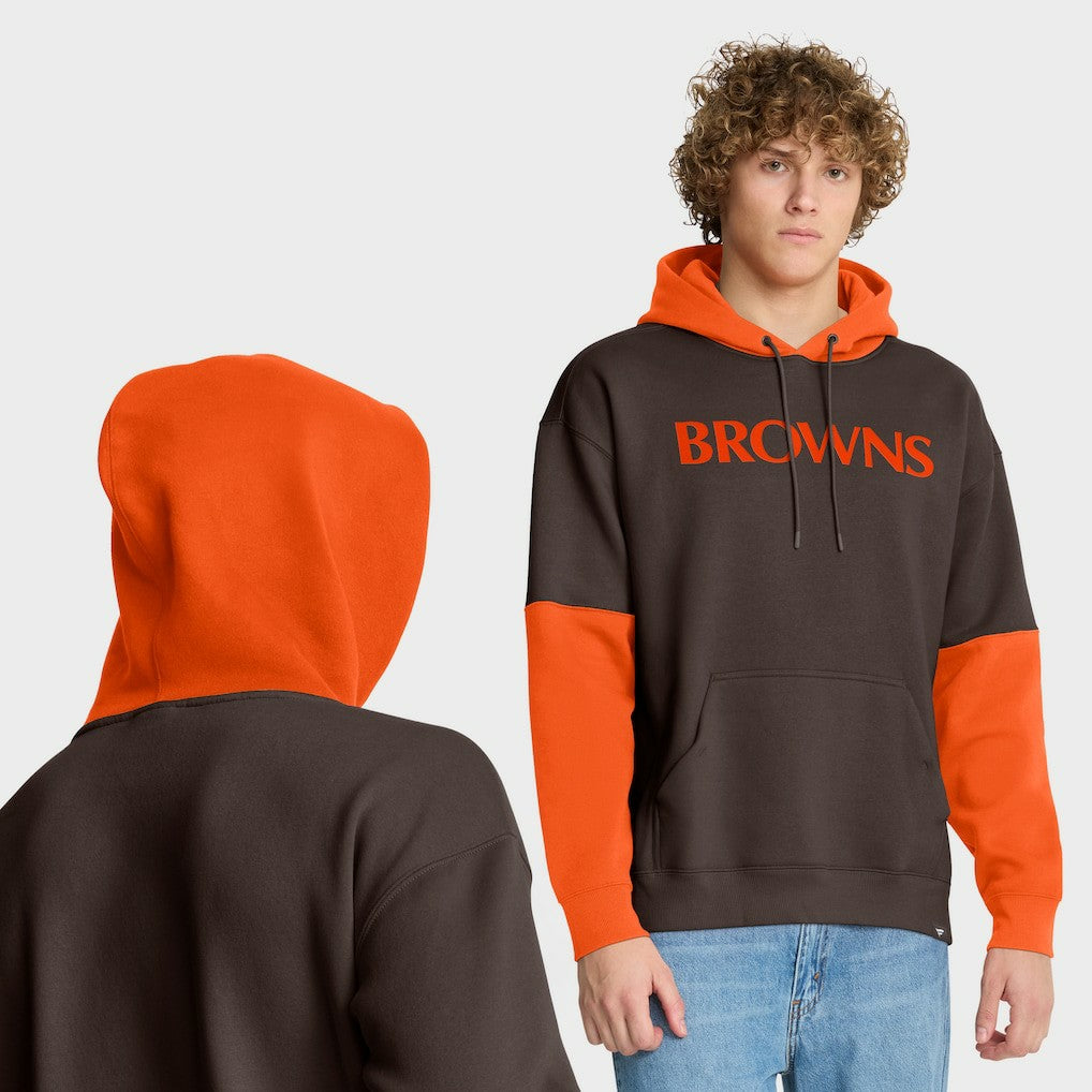 Helmet Retro Pullover Hoodie - Cleveland Browns Hoodies