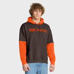 Helmet Retro Pullover Hoodie - Cleveland Browns Hoodies