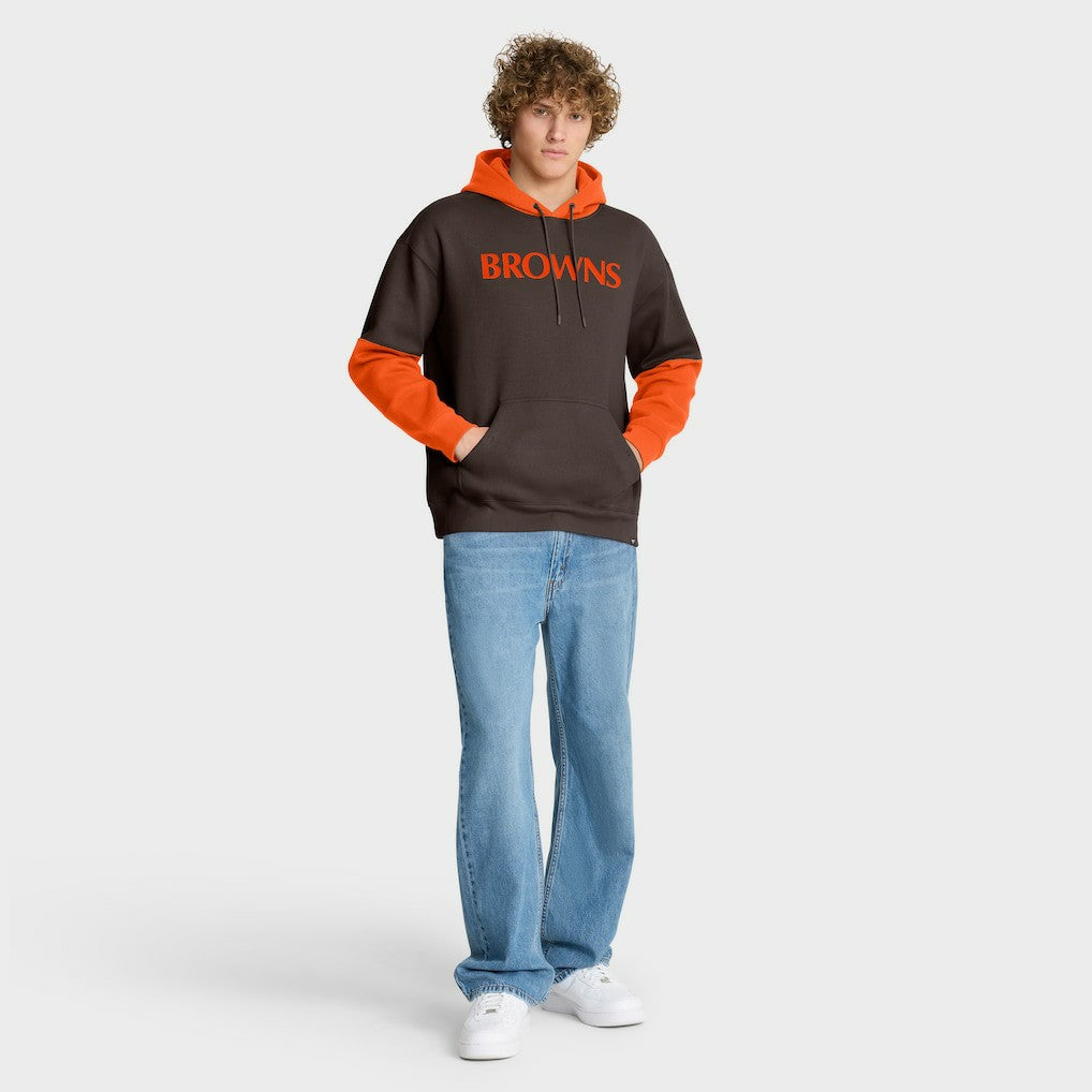 Helmet Retro Pullover Hoodie - Cleveland Browns Hoodies