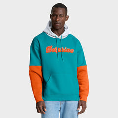 Helmet Retro Pullover Hoodie - Miami Dolphins Hoodies