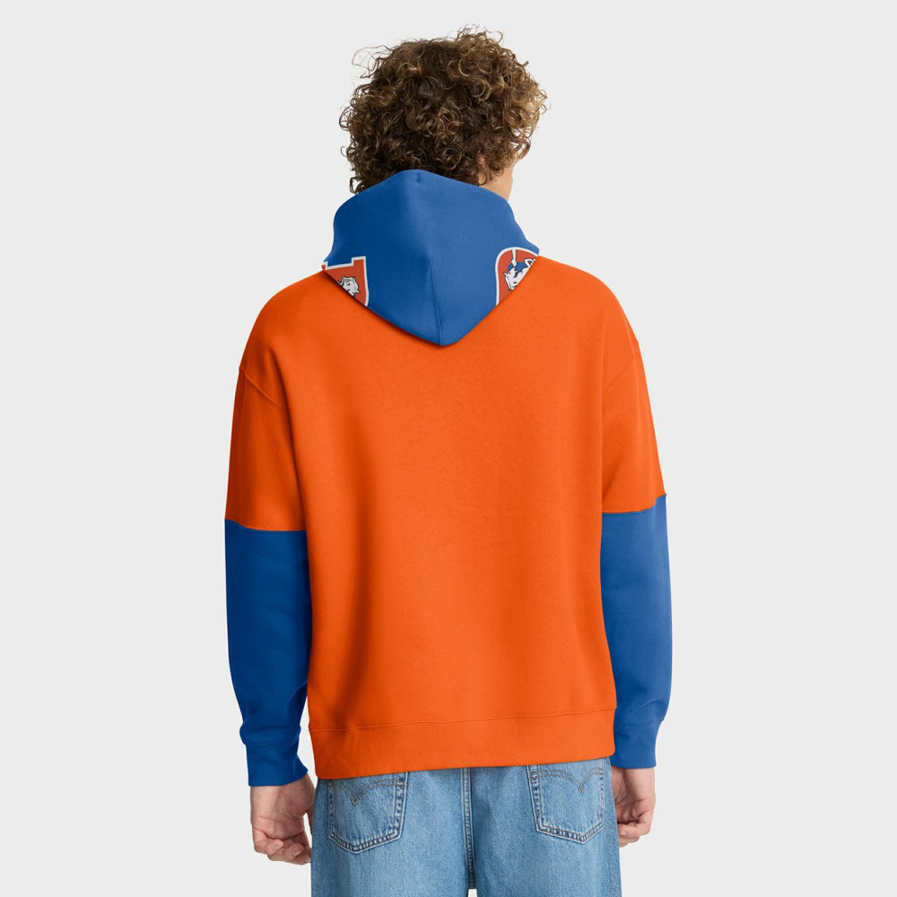 Helmet Retro Pullover Hoodie - Denver Broncos Hoodies