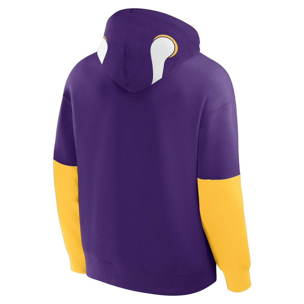 Helmet Retro Pullover Hoodie - Minnesota Vikings Hoodies