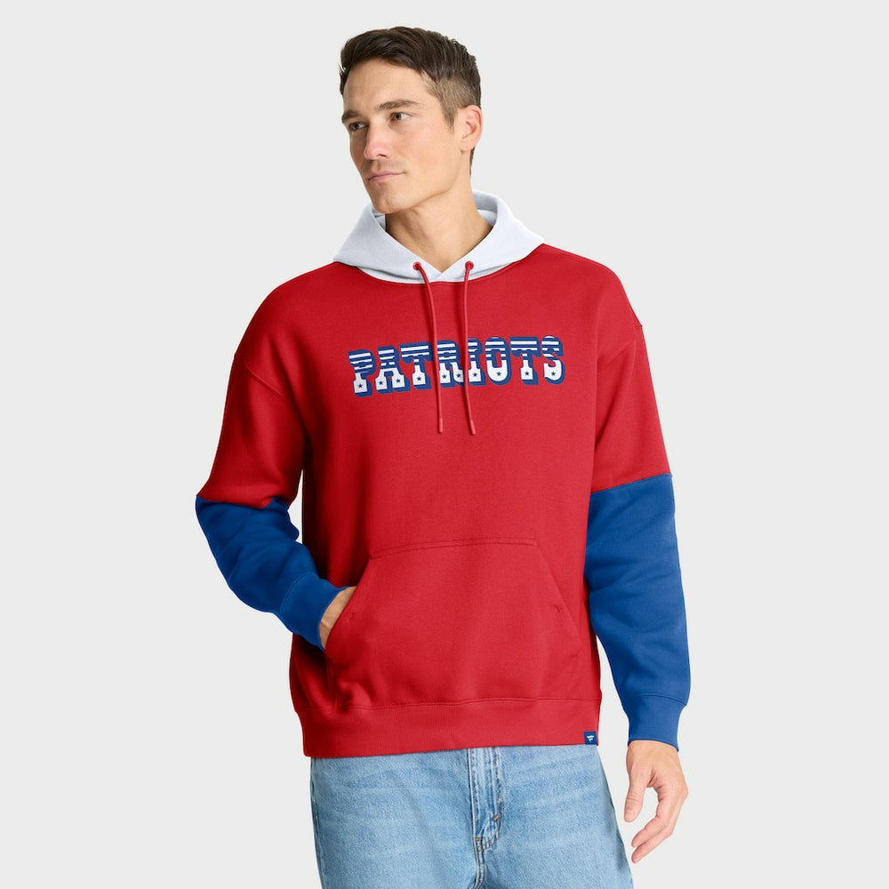 Helmet Retro Pullover Hoodie - New England Patriots Hoodies