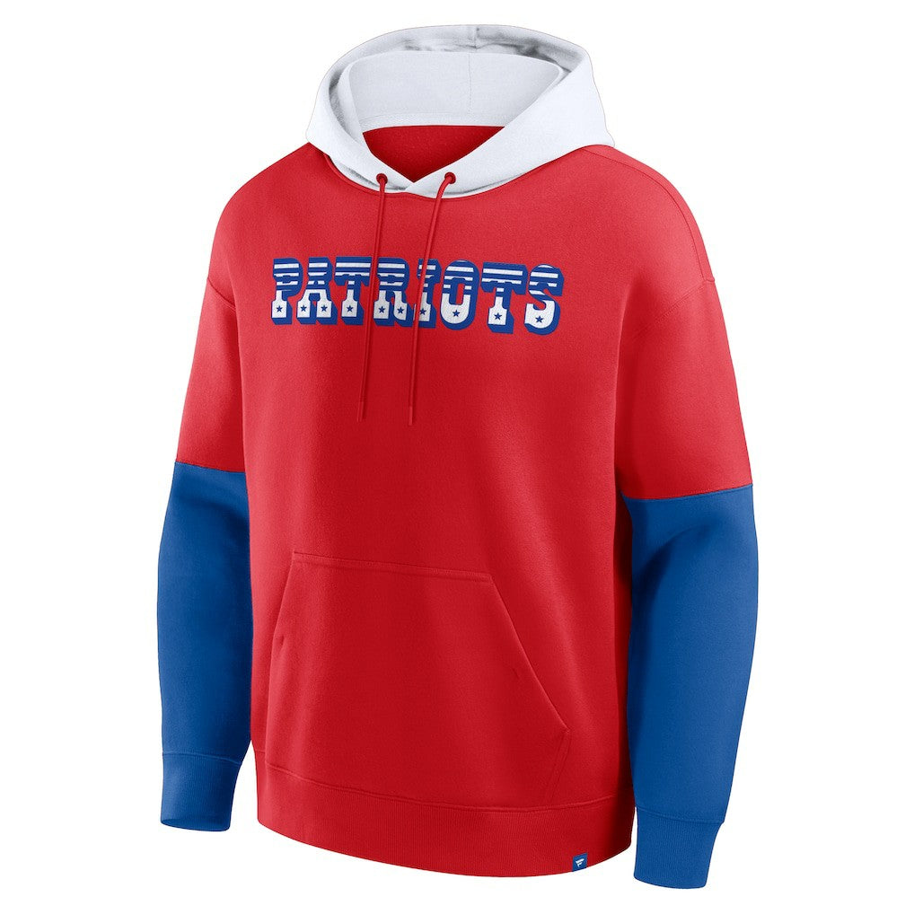 Helmet Retro Pullover Hoodie - New England Patriots Hoodies