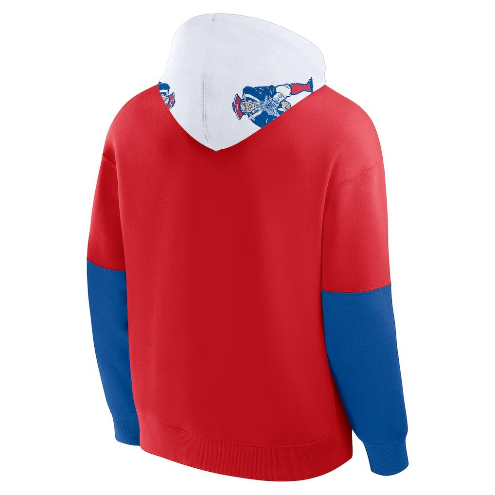 Helmet Retro Pullover Hoodie - New England Patriots Hoodies