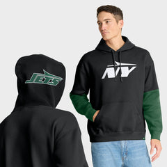 Helmet Alt Pullover Hoodie - New York Jets Hoodies
