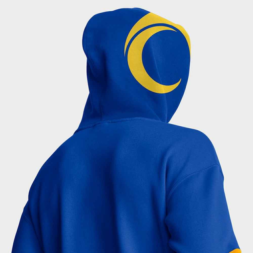 Helmet Pullover Hoodie - Los Angeles Rams Hoodies