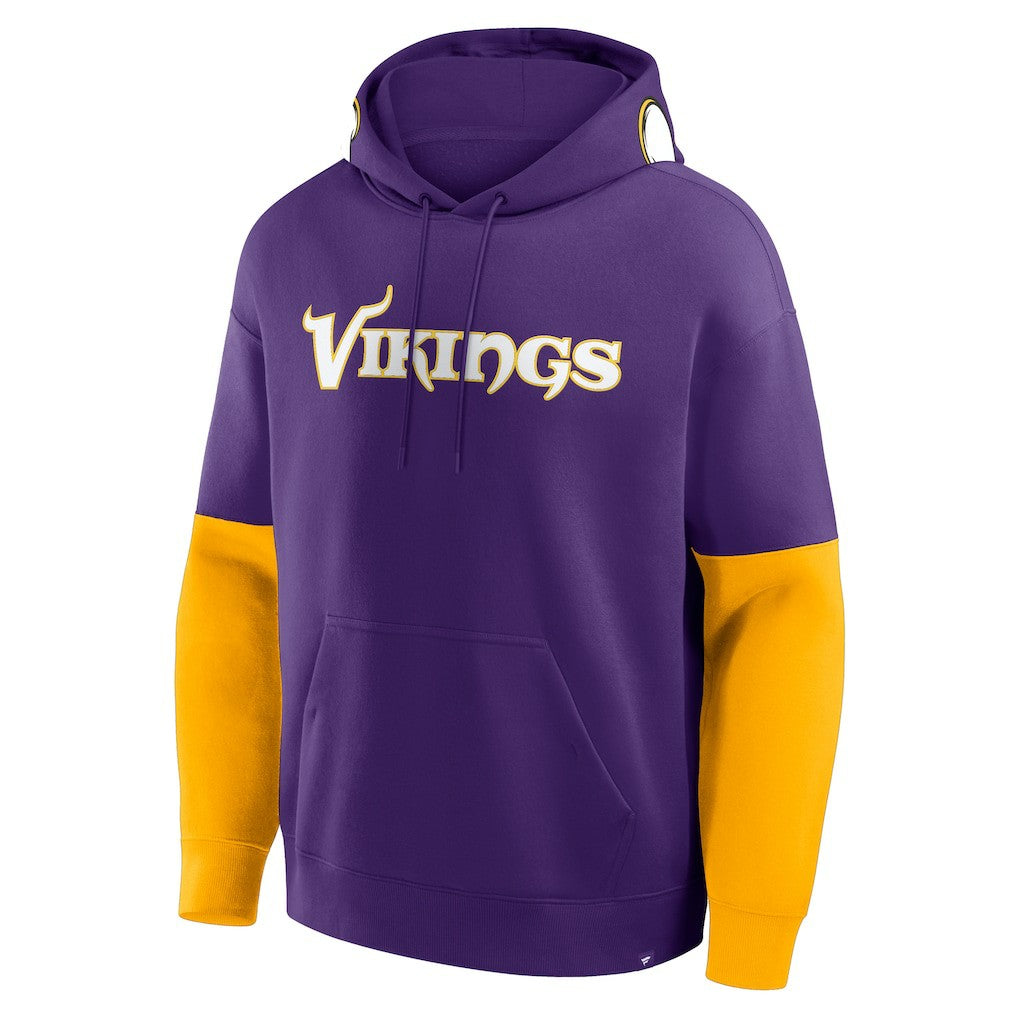 Helmet Pullover Hoodie - Minnesota Vikings Hoodies