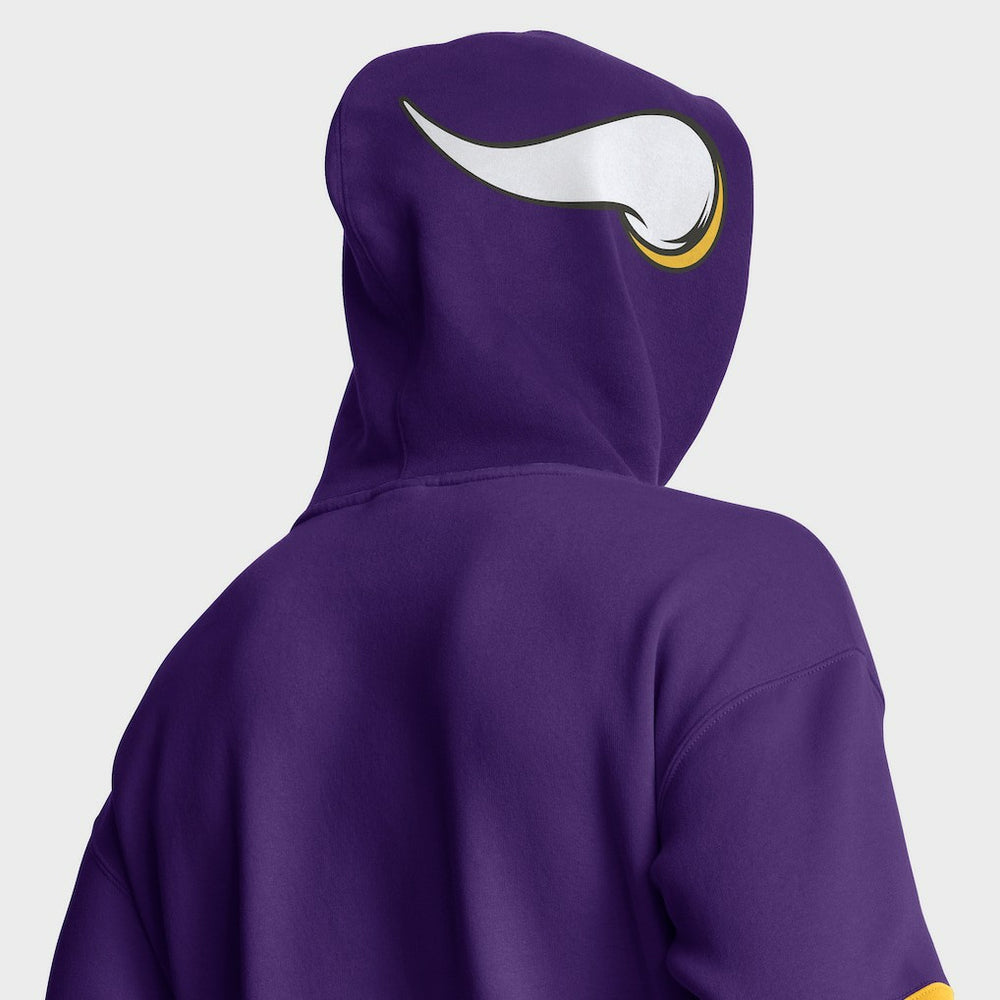 Helmet Pullover Hoodie - Minnesota Vikings Hoodies