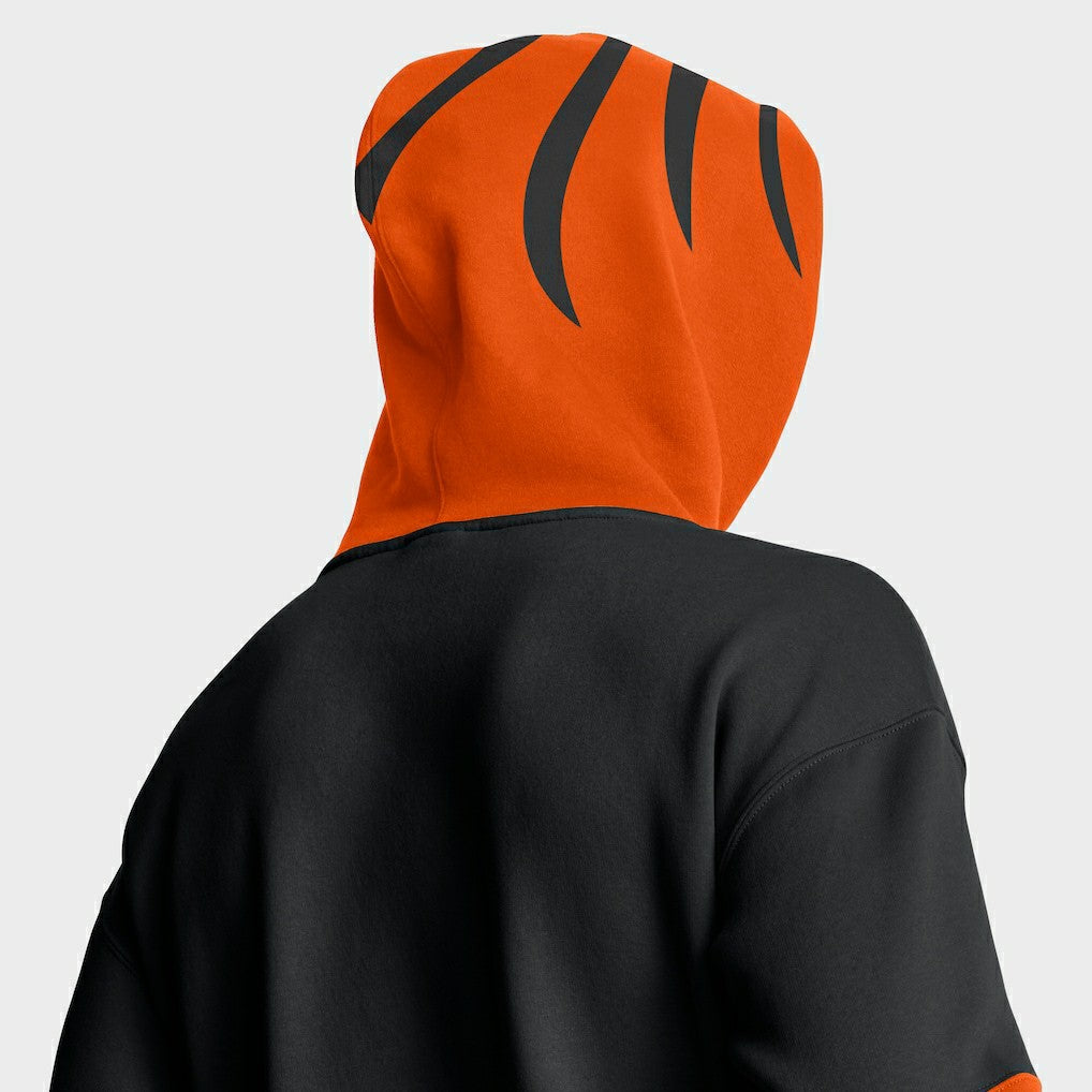 Helmet Pullover Hoodie - Cincinnati Bengals Hoodies