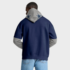 Helmet Pullover Hoodie - Dallas Cowboys Hoodies