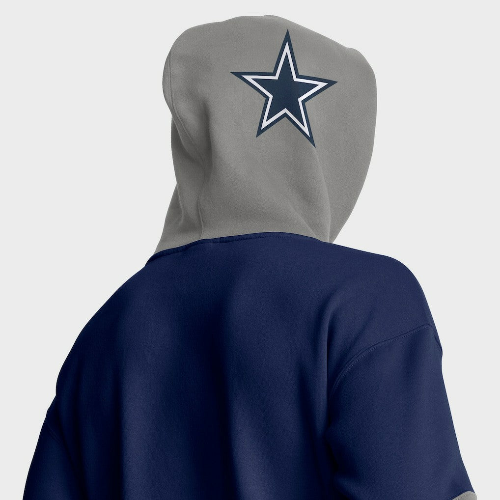 Helmet Pullover Hoodie - Dallas Cowboys Hoodies