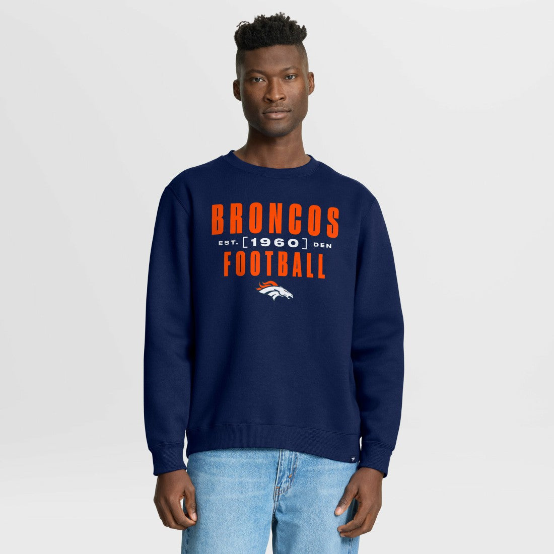 Powerful Throw Legacy Pullover Sweatshirt - Denver Broncos Pullover