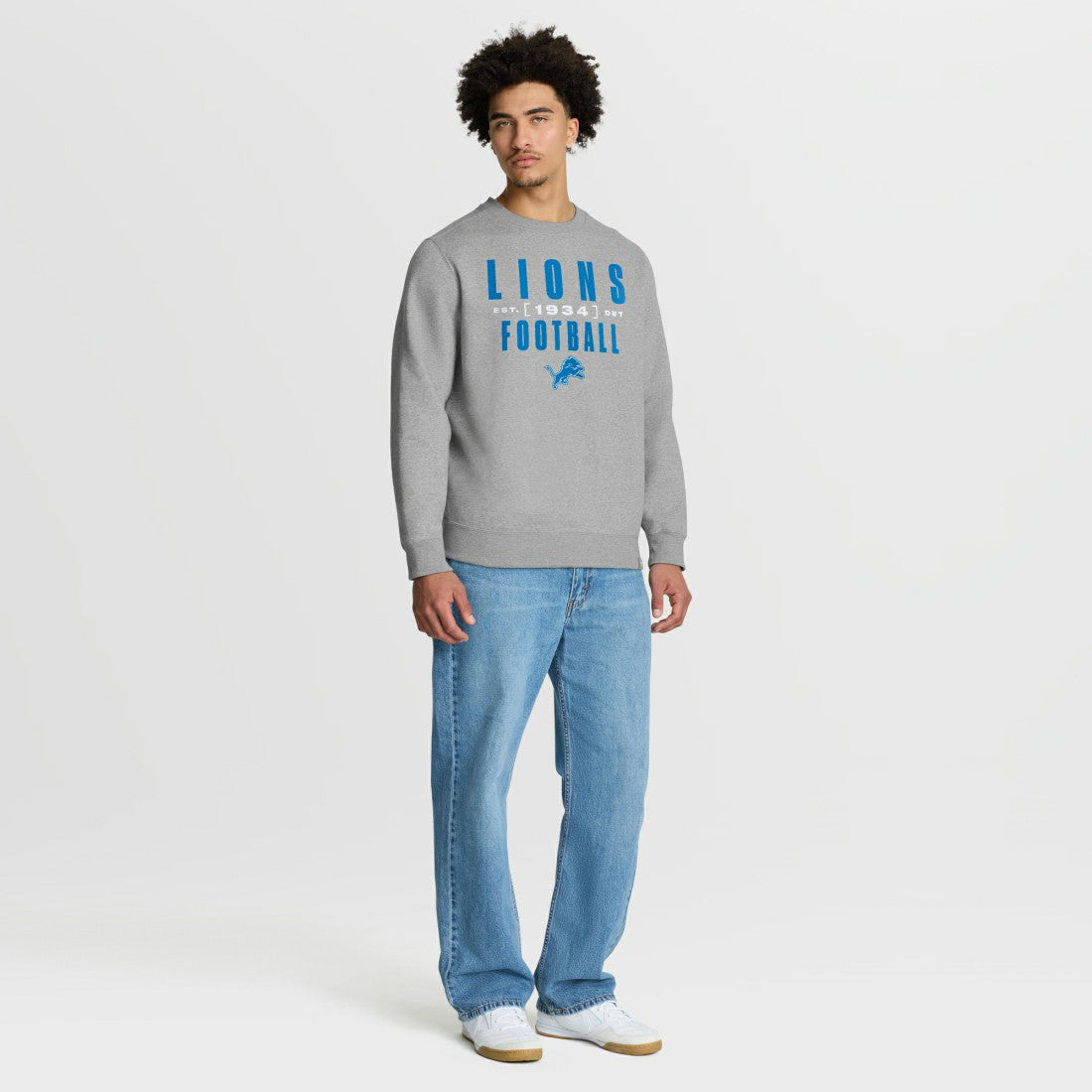 Powerful Throw Legacy Pullover Sweatshirt - Detroit Lions Pullover