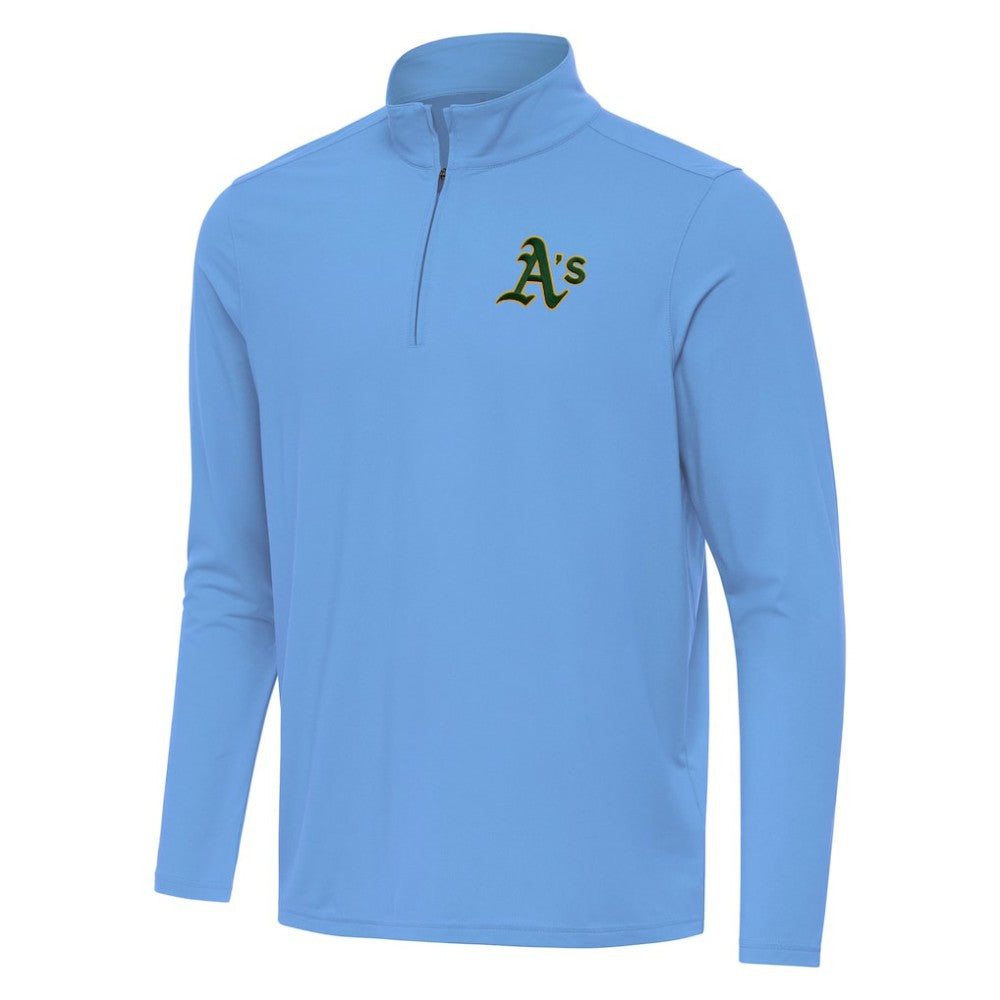 Powder Blue Athletics Antigua Intent Quarter-Zip Top