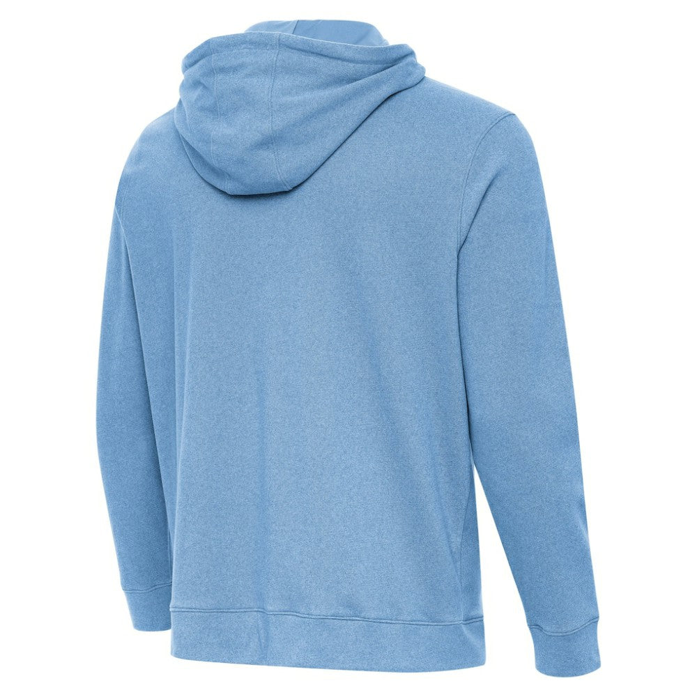 Heather Powder Blue Milwaukee Brewers Antigua Cloud Pullover Hoodie