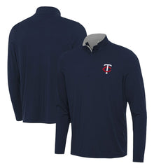 Navy Minnesota Twins Antigua Content Quarter-Zip Top