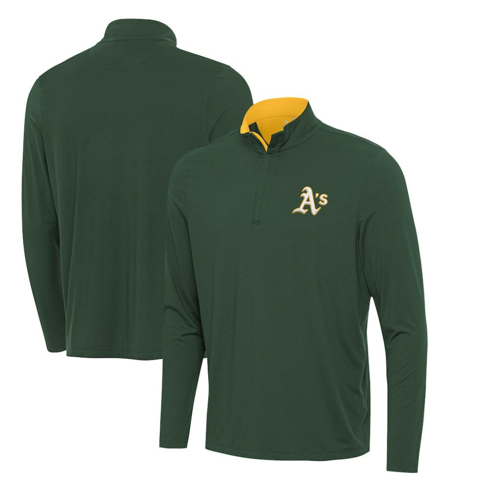 Hunter Green Athletics Antigua Content Quarter-Zip Top