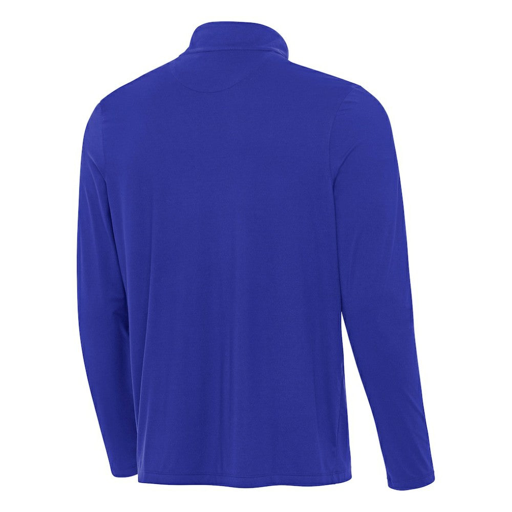 Royal Chicago Cubs Antigua Content Quarter-Zip Top