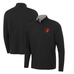 Black Baltimore Orioles Antigua Content Quarter-Zip Top