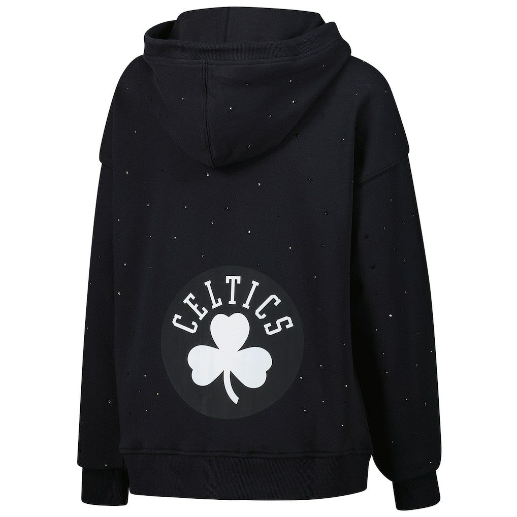 Boston Celtics Terez Women's Oversized Allover Gemstone Full-Zip Hoodie