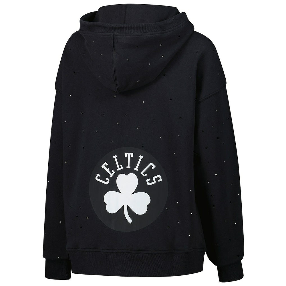 Boston Celtics Terez Women's Oversized Allover Gemstone Full-Zip Hoodie