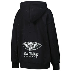 New Orleans Pelicans Terez Women's Oversized Allover Gemstone Full-Zip Hoodie